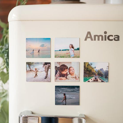 Custom Ceramic Fridge Magnet – Rectangle or Heart Shape